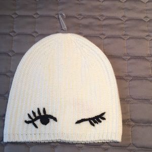 Kate Spade winking beanie